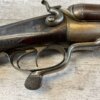 CHARLES BOSWELL 8GA. BLACK POWDER SXS DOUBLE BARREL DAMASCUS SHOTGUN, JAMES EARL JONES "FAVORITES" COLLECTION #5-11066