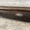 CHARLES BOSWELL 8GA. BLACK POWDER SXS DOUBLE BARREL DAMASCUS SHOTGUN, JAMES EARL JONES "FAVORITES" COLLECTION #5-11066