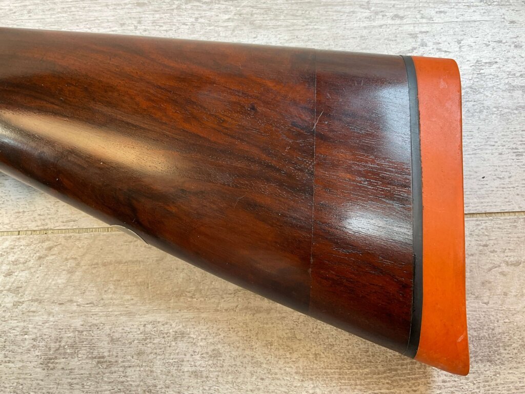 CHARLES BOSWELL 8GA. BLACK POWDER SXS DOUBLE BARREL DAMASCUS SHOTGUN, JAMES EARL JONES "FAVORITES" COLLECTION #5-11066