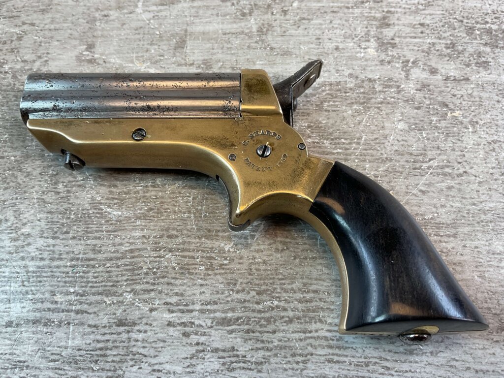 SHARPS 1859 .22 SHORT 4 BARREL PEPPERBOX PISTOL, JAMES EARL JONES COLLECTION, ANTIQUE #5-10918-PF