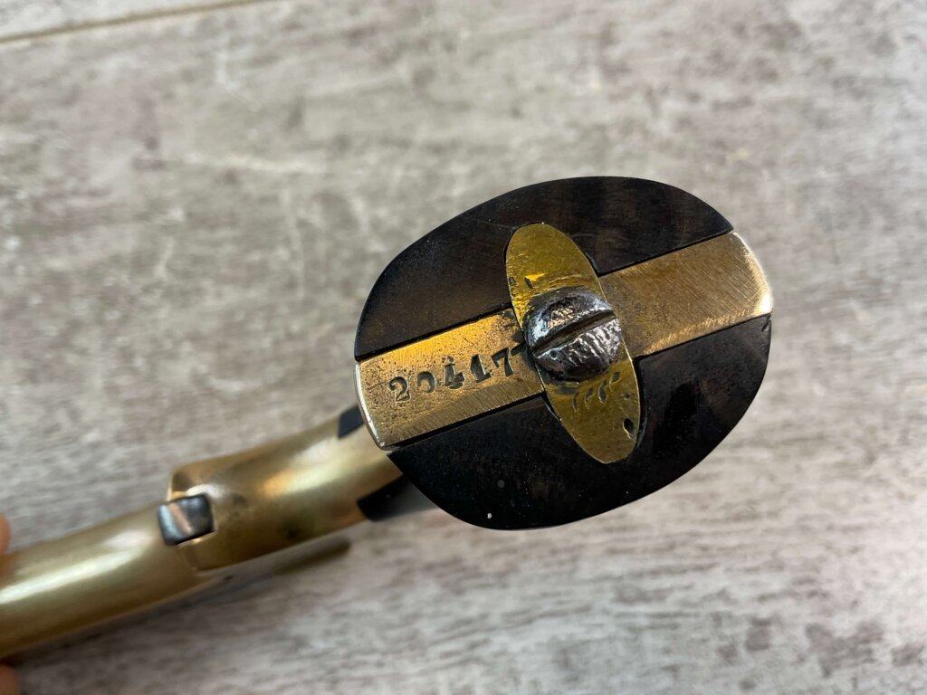 SHARPS 1859 .22 SHORT 4 BARREL PEPPERBOX PISTOL, JAMES EARL JONES COLLECTION, ANTIQUE #5-10918-PF