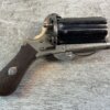 BELGIAN 7MM PINFIRE ROCKET PEPPERBOX REVOLVER, JAMES EARL JONES COLLECTION, ANTIQUE #5-10920-PF