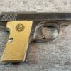 AUGUST MENZ LILIPUT MODEL 1927, 4.25MM NICKEL PLATED SEMI AUTO PISTOL, JAMES EARL JONES COLLECTION, RARE #5-10922-PF