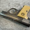 AUGUST MENZ LILIPUT MODEL 1927, 4.25MM NICKEL PLATED SEMI AUTO PISTOL, JAMES EARL JONES COLLECTION, RARE #5-10922-PF