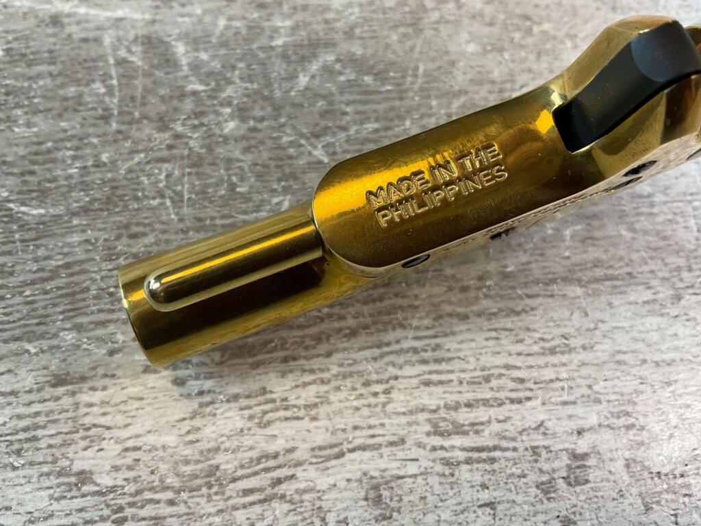 SHOOTERS ARMS .36 CAL BLACK POWDER DERINGER, JAMES EARL JONES COLLECTION, BLACK POWDER #5-10926-PF