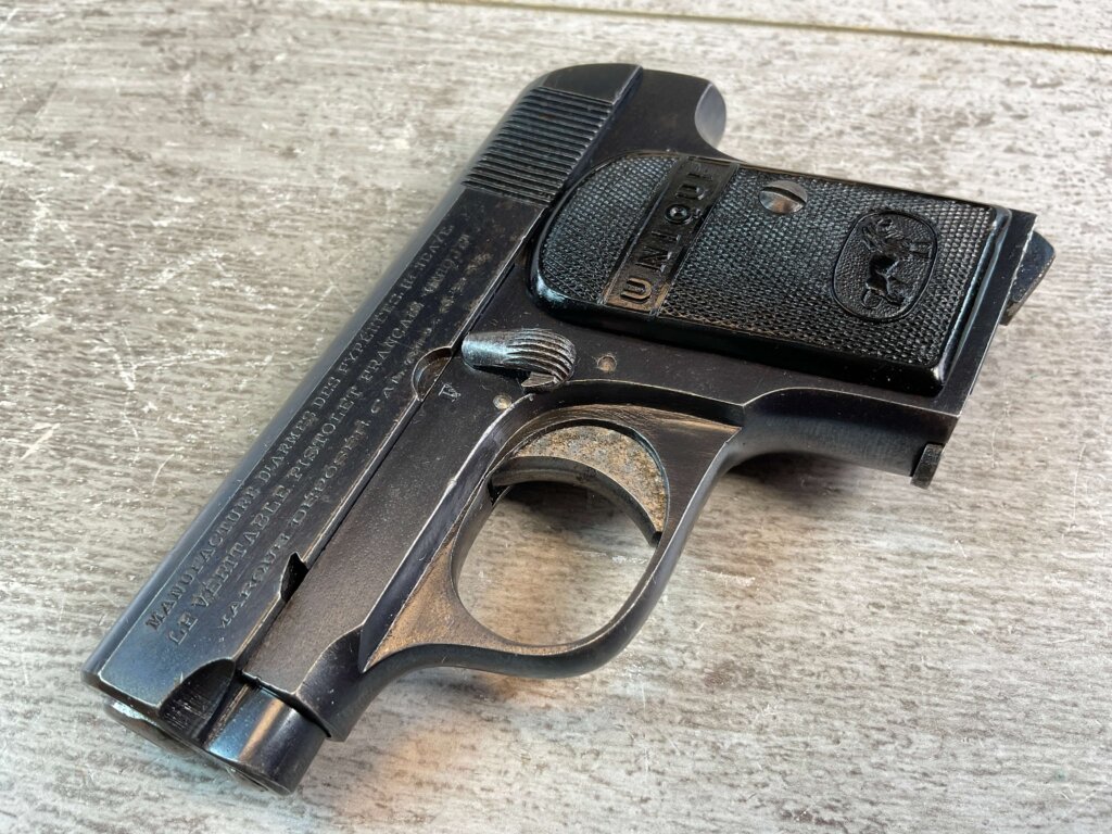 FRENCH UNIQUE MODEL 10 .25ACP VEST POCKET PISTOL, JAMES EARL JONES COLLECTION #5-10927-PF