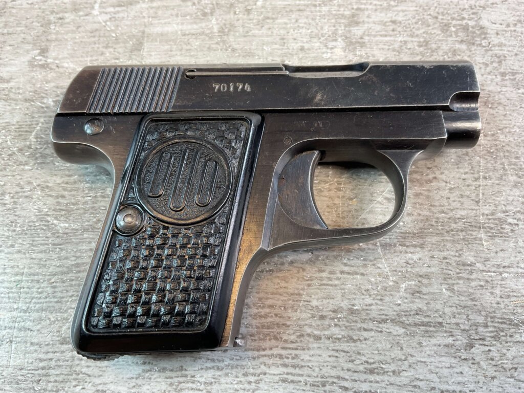 CZECH CZ DUO 6.35MM SEMI AUTO PISTOL RIG, 1943 MFR #6-02101-PF
