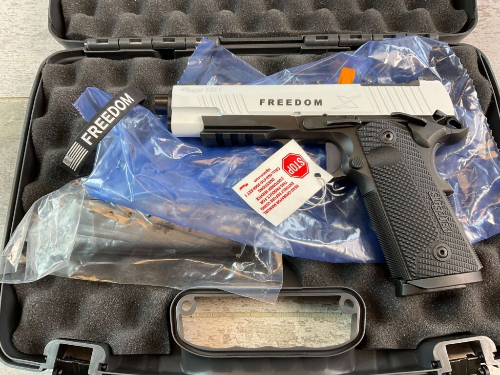 SIG SAUER 1911X LIMITED EDITION FREEDOM SERIES 45ACP PISTOL, NIB #6-02103-PF