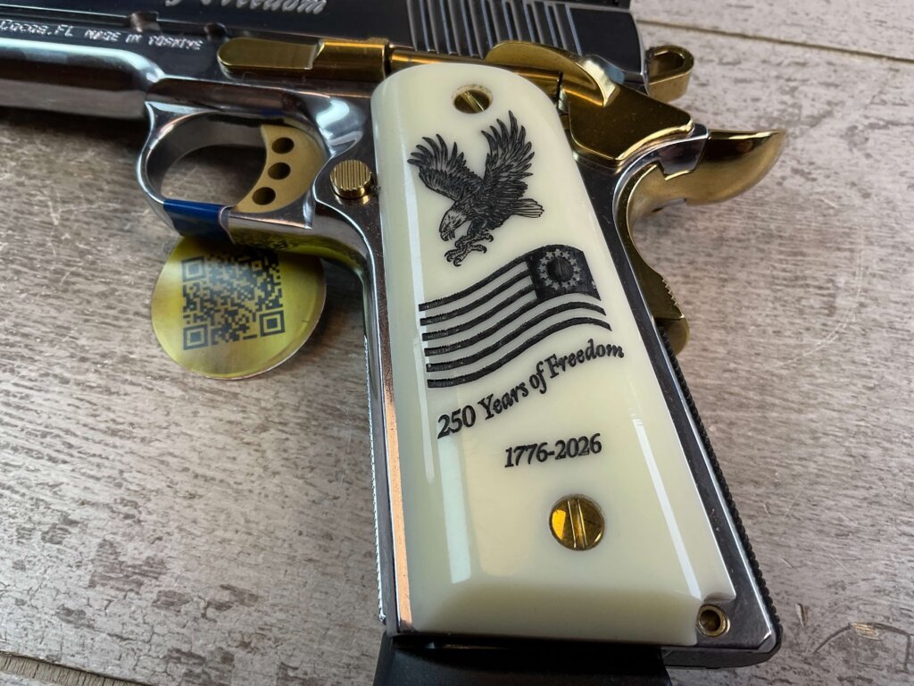 EAA GIRSAN MC1911 250TH ANNIVERSARY OF FREEDOM .45 ACP SEMI AUTO PISTOL, NIB #6-02105-PF