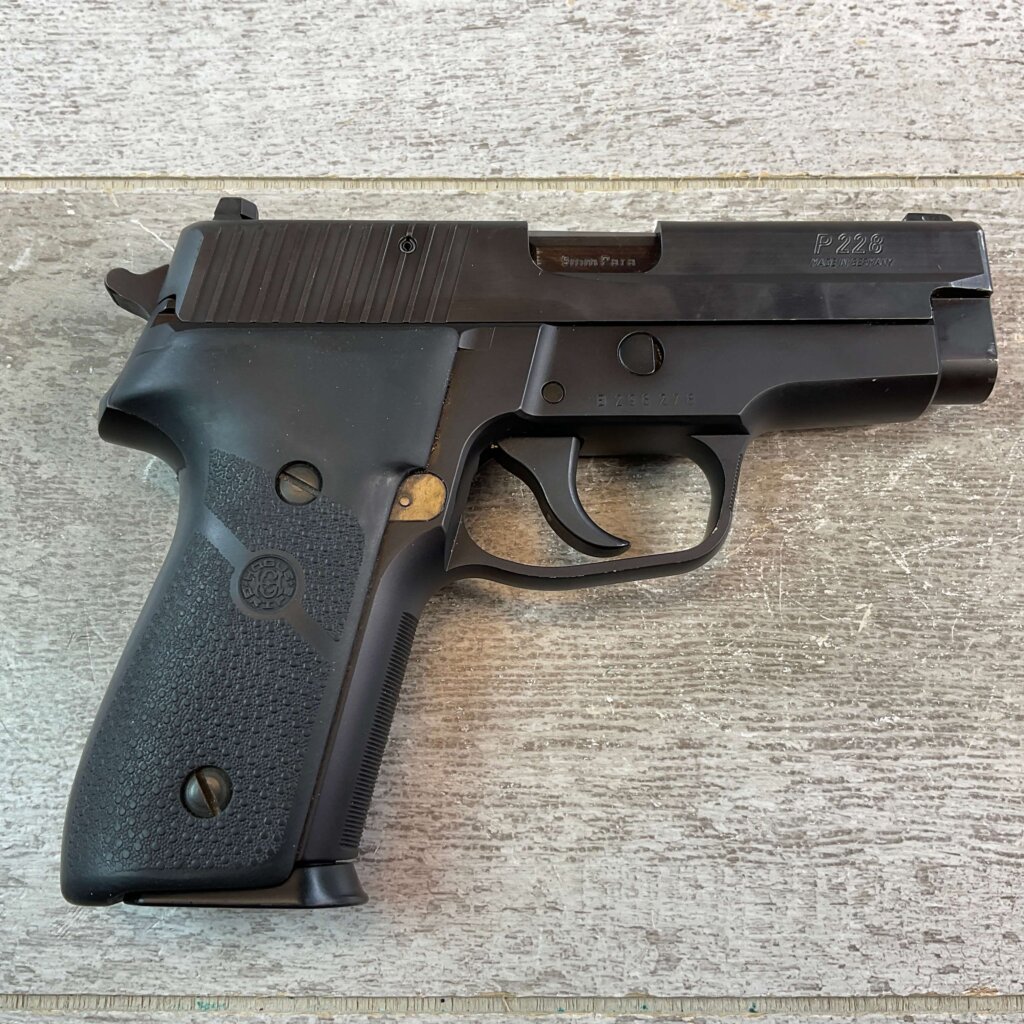 SIG SAUER P228 9MM SEMI AUTO PISTOL #6-02108-PF