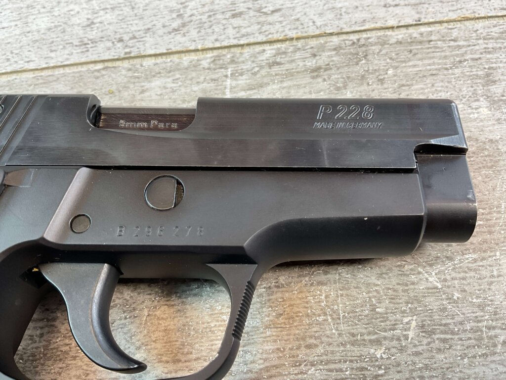 SIG SAUER P228 9MM SEMI AUTO PISTOL #6-02108-PF