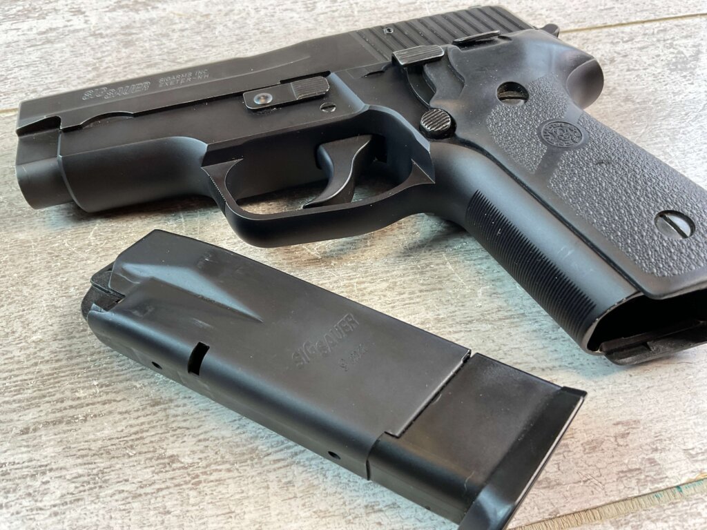 SIG SAUER P228 9MM SEMI AUTO PISTOL #6-02108-PF