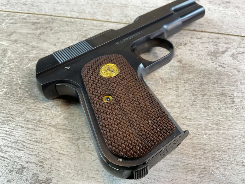 US ARMAMENT MFG, COLT 1903 POCKET HAMMERLESS .32ACP SEMI AUTO PISTOL, NOS #6-02109-PF