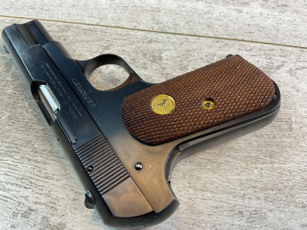 US ARMAMENT MFG, COLT 1903 POCKET HAMMERLESS .32ACP SEMI AUTO PISTOL, NOS #6-02109-PF