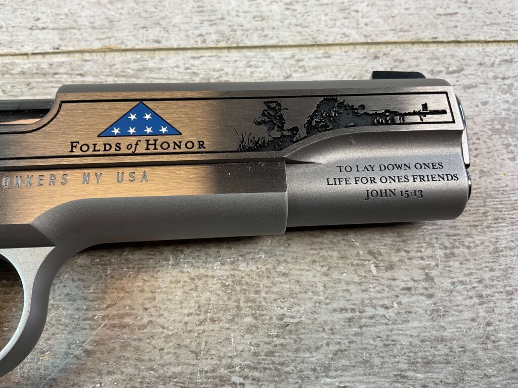 CNC KIMBER 1911 FOLDS OF HONOR COLLECTABLE 45 ACP SEMI AUTO PISTOL, NEW #6-02114-PF