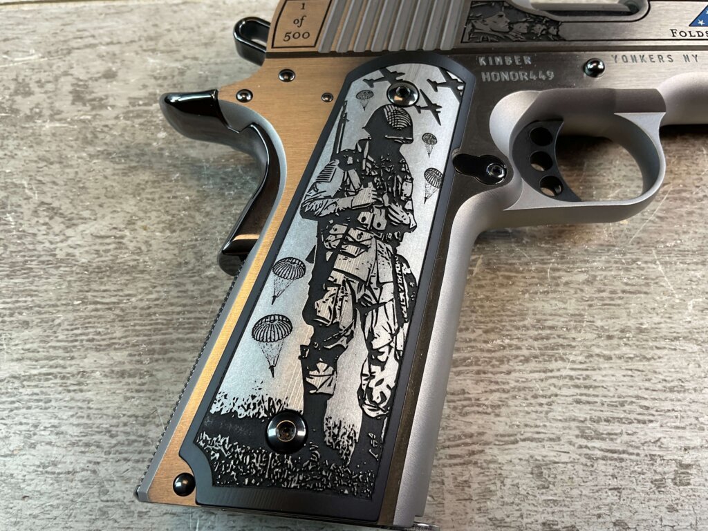 CNC KIMBER 1911 FOLDS OF HONOR COLLECTABLE 45 ACP SEMI AUTO PISTOL, NEW #6-02114-PF