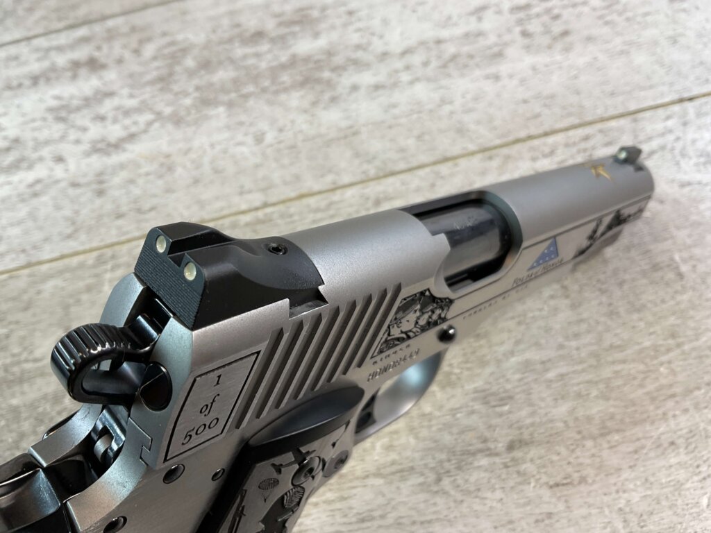 CNC KIMBER 1911 FOLDS OF HONOR COLLECTABLE 45 ACP SEMI AUTO PISTOL, NEW #6-02114-PF