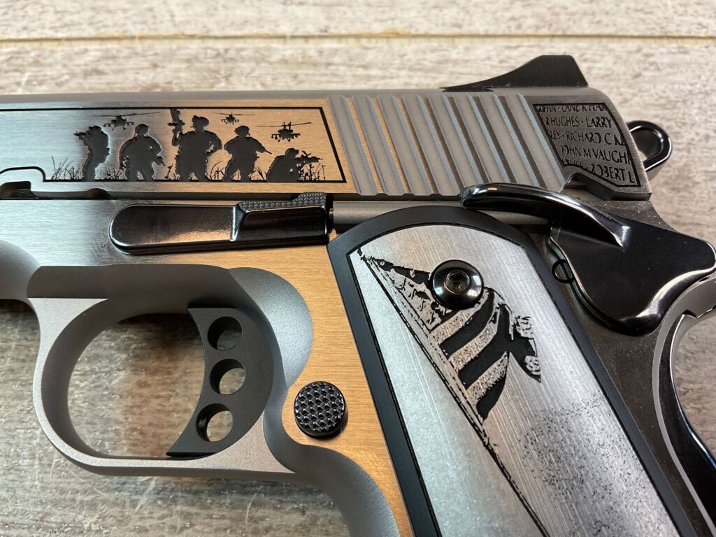 CNC KIMBER 1911 FOLDS OF HONOR COLLECTABLE 45 ACP SEMI AUTO PISTOL, NEW #6-02114-PF