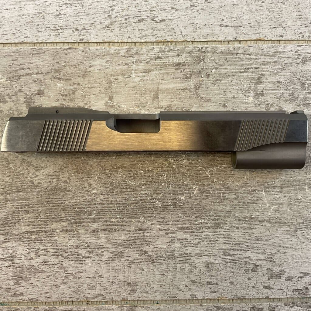 BLANK STAINLESS STEEL 1911 BLANK SLIDE ONLY, JAMES EARL JONES COLLECTION #5-11674