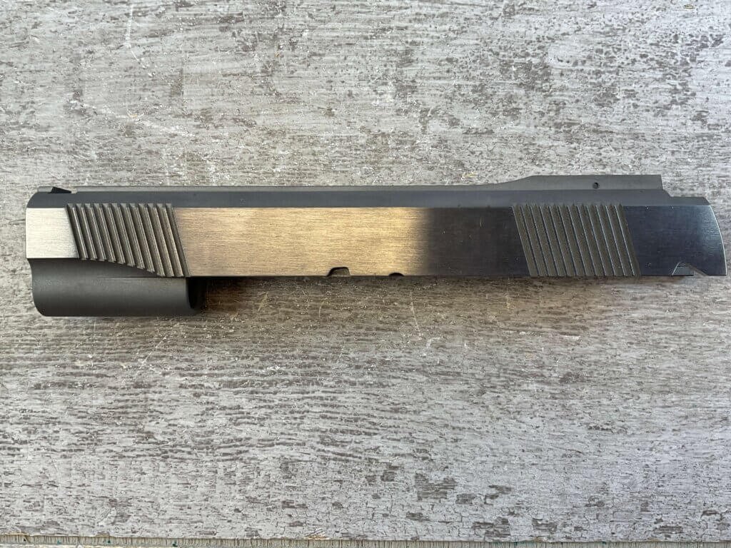 BLANK STAINLESS STEEL 1911 BLANK SLIDE ONLY, JAMES EARL JONES COLLECTION #5-11674