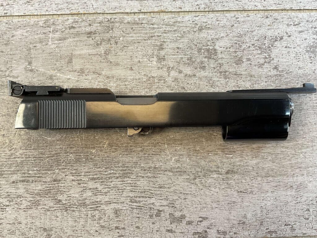 COLT WWII SLIDE & NM BARREL W/TARGET SIGHTS, JAMES EARL JONES COLLECTION #5-11672