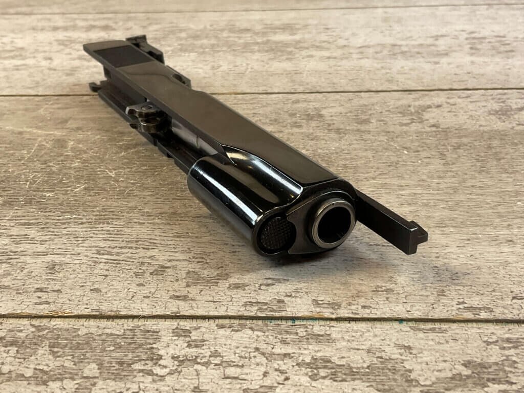 COLT WWII SLIDE & NM BARREL W/TARGET SIGHTS, JAMES EARL JONES COLLECTION #5-11672