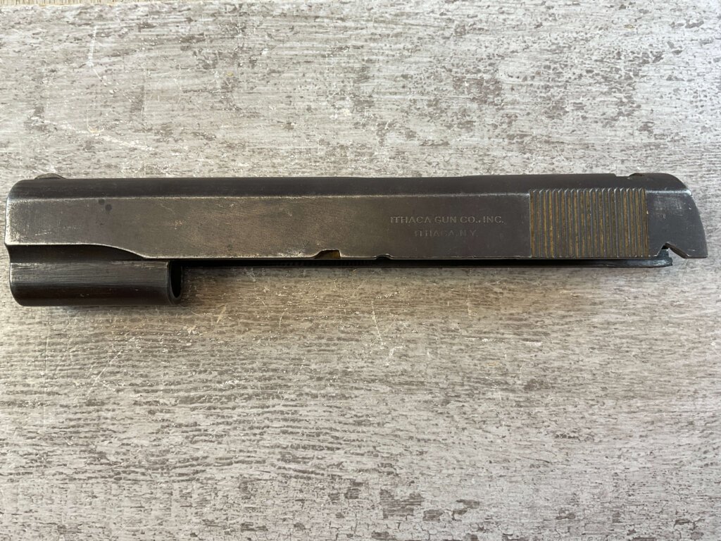 ITHACA PARKERIZED 1911 WWII SLIDE ONLY, JAMES EARL JONES COLLECTION #5-11676