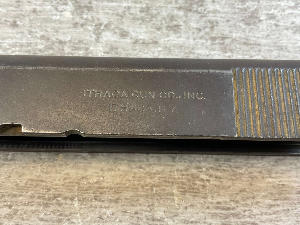 ITHACA PARKERIZED 1911 WWII SLIDE ONLY, JAMES EARL JONES COLLECTION #5-11676