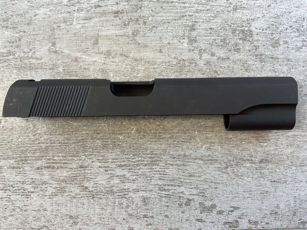 BLANK PARKERIZED 1911 SLIDE, JAMES EARL JONES COLLECTION #5-11677