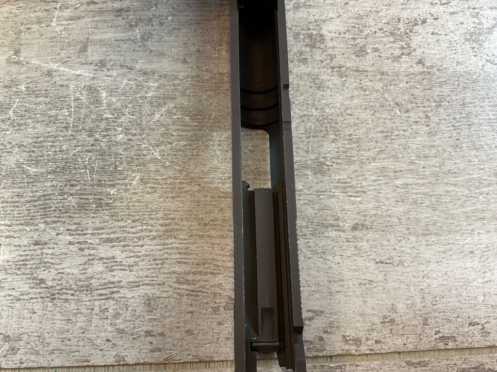 BLANK PARKERIZED 1911 SLIDE, JAMES EARL JONES COLLECTION #5-11677