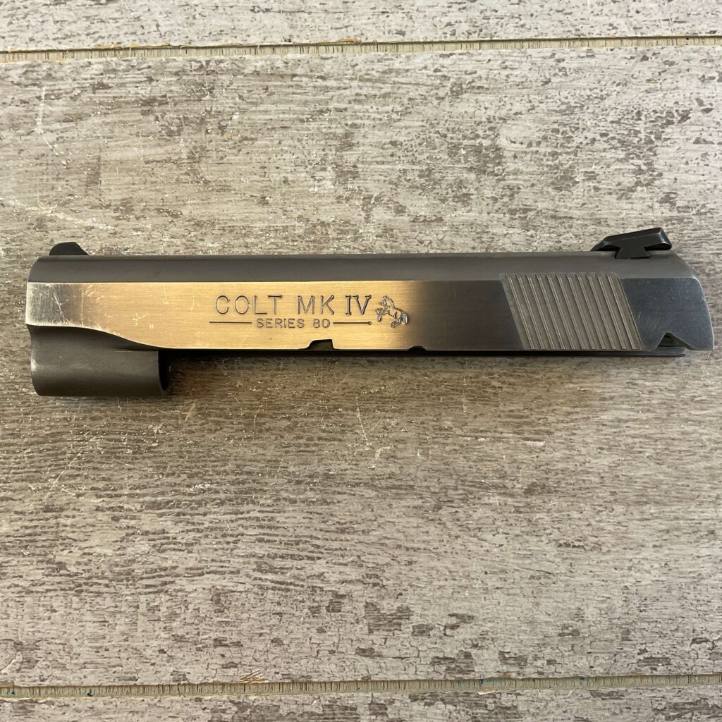 COLT MK IV SERIES 80 COMBAT COMMANDER MODEL 1911 STAINLESS STEEL SLIDE, JAMES EARL JONES COLLECTION #5-11679
