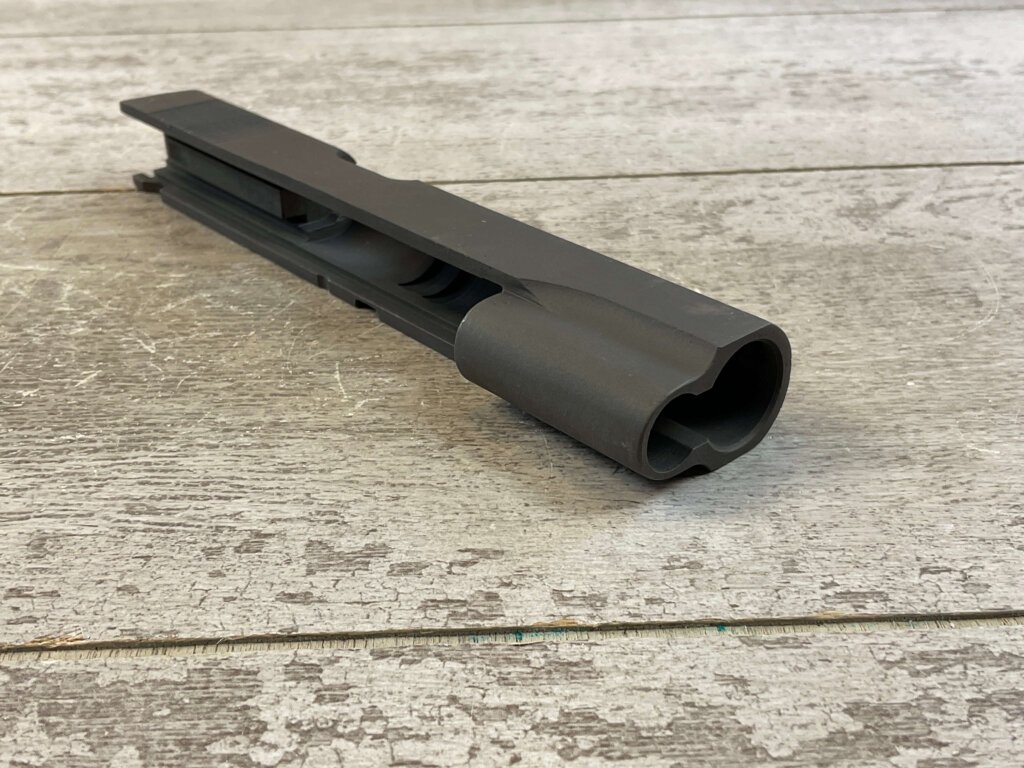 BLANK PARKERIZED 1911 SLIDE ONLY W/FRONT SIGHT, JAMES EARL JONES COLLECTION #5-11682