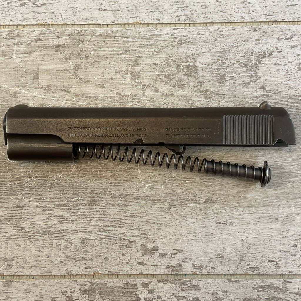 COLT WWI SLIDE W/ WWII SPRINGFIELD BBL, JAMES EARL JONES COLLECTION #5-11684