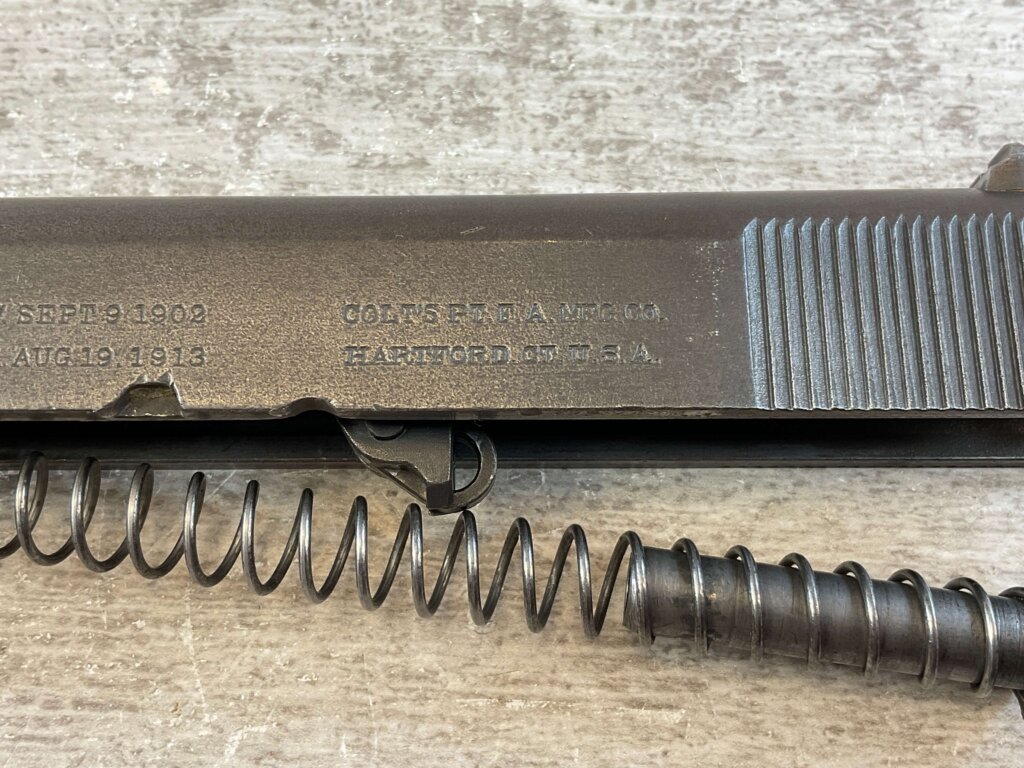 COLT WWI SLIDE W/ WWII SPRINGFIELD BBL, JAMES EARL JONES COLLECTION #5-11684