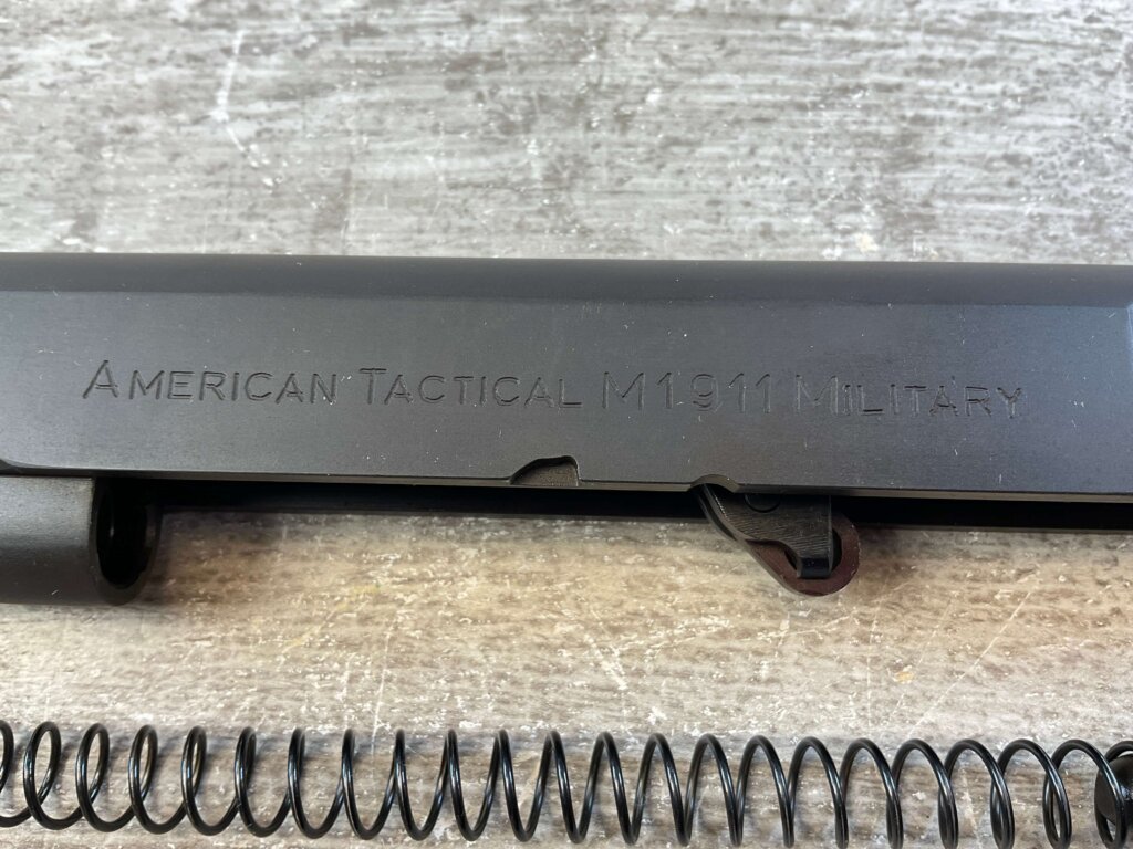 AMERICAN TACTICAL FULL SLIDE, 45 ACP, JAMES EARL JONES COLLECTION #5-11689