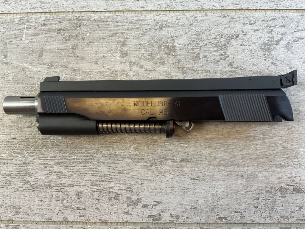 PORTED 6" FULL UPPER SLIDE, 45 CAL., MODEL 1911-A1, JAMES EARL JONES COLLECTION #5-11690