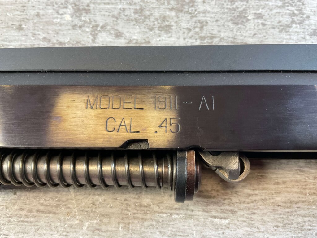 PORTED 6" FULL UPPER SLIDE, 45 CAL., MODEL 1911-A1, JAMES EARL JONES COLLECTION #5-11690