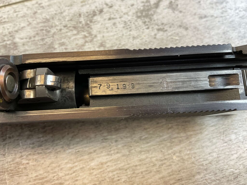 PORTED 6" FULL UPPER SLIDE, 45 CAL., MODEL 1911-A1, JAMES EARL JONES COLLECTION #5-11690