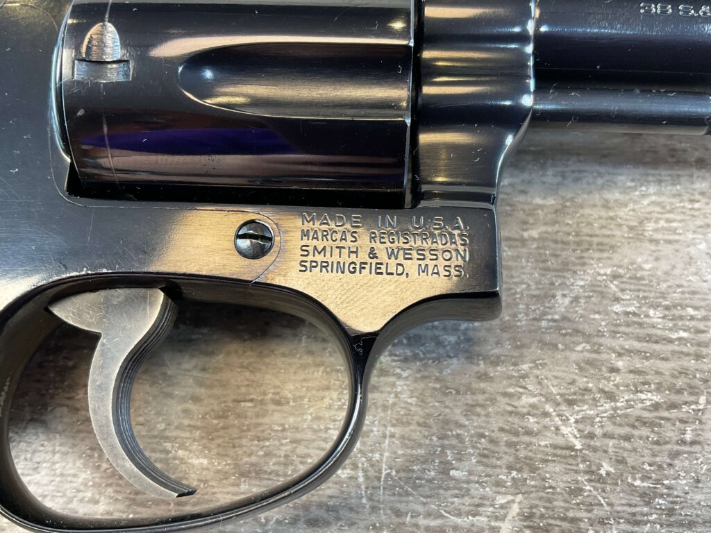S&W CHIEFS SPECIAL 36-1 .38 SPECIAL REVOLVER, 1976 MFR #6-02117