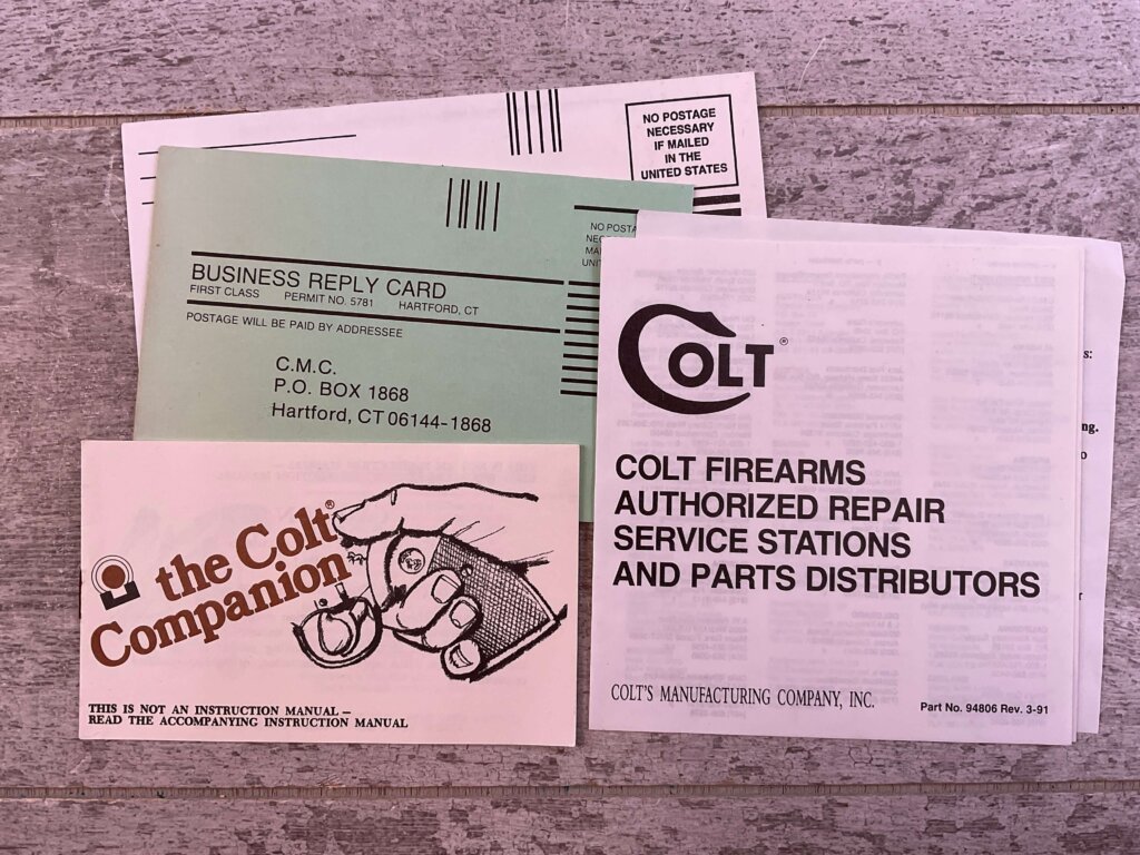 COLT ALL AMERICAN MODEL 2000 FIRST EDITION 9MM SEMI AUTO PISTOL, ORIGINAL BOX & RARE #6-02119