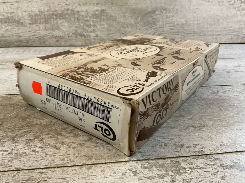 COLT ALL AMERICAN MODEL 2000 FIRST EDITION 9MM SEMI AUTO PISTOL, ORIGINAL BOX & RARE #6-02119