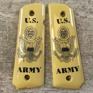 SID RYAN CUSTOM 1911 U.S. ARMY GRIPS, JAMES EARL JONES COLLECTION #5-11622