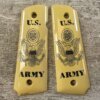 SID RYAN CUSTOM 1911 U.S. ARMY GRIPS, JAMES EARL JONES COLLECTION #5-11622