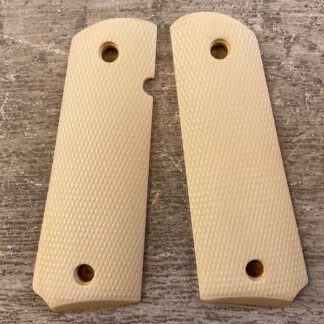 THE BOONE TRADING CO. 1911 SIMULATED IVORY GRIPS, JAMES EARL JONES COLLECTION #5-11626