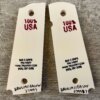 BAR S GRIPS (TRU IVORY) 1911 GRIPS, JAMES EARL JONES COLLECTION #5-11627