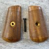 MAUSER C96 BOLO WOODEN REPRODUCTION GRIPS, JAMES EARL JONES COLLECTION #5-11629