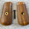 MAUSER C96 BOLO WOODEN REPRODUCTION GRIPS, JAMES EARL JONES COLLECTION #5-11629