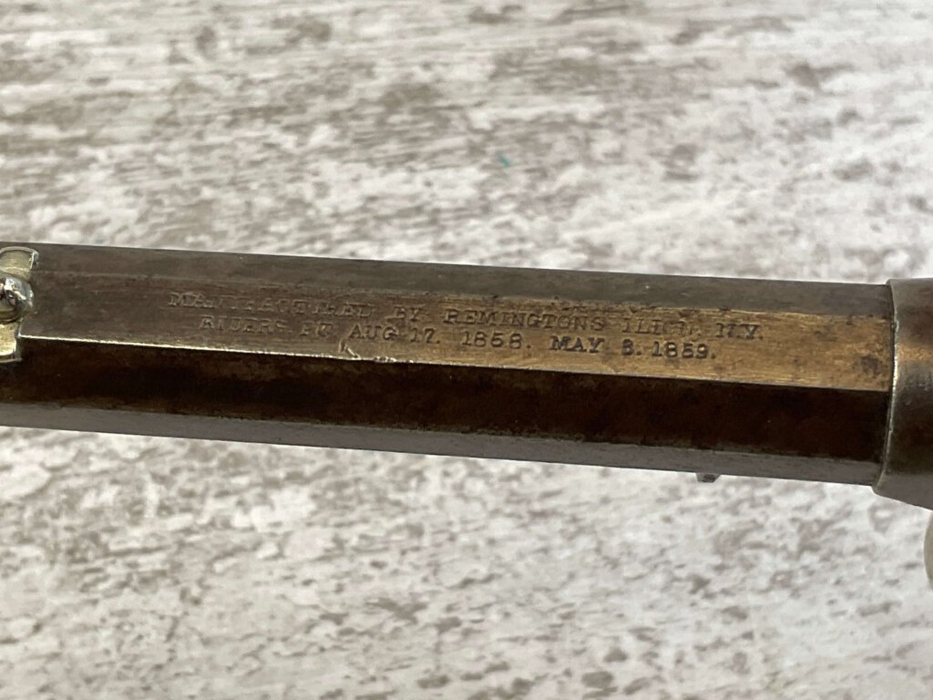 REMINGTON RIDER .32RF POCKET REVOLVER, JAMES EARL JONES COLLECTION, ANTIQUE #5-10928