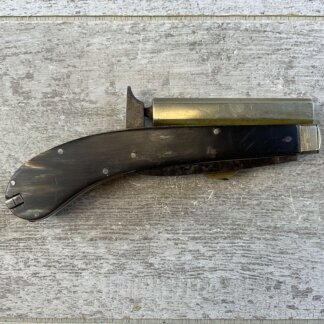 JAMES RODGERS "SELF PROTECTOR" .30 CAL BLACK POWDER KNIFE PISTOL, JAMES EARL JONES COLLECTION, ANTIQUE #5-10929