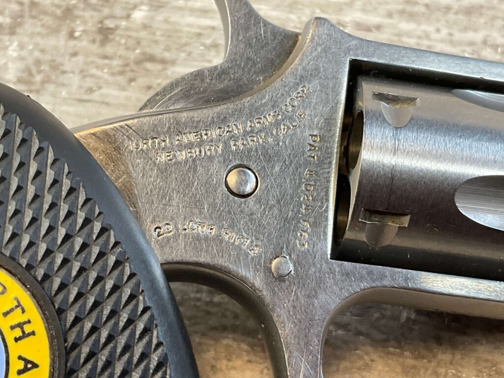 NORTH AMERICAN ARMS .22LR MINI REVOLVER W/BELT CLIP, JAMES EARL JONES COLLECTION #5-10930